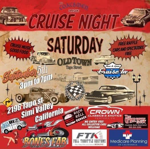 Coachmen Cruise-In event at Rock N Roll Burger in Simi Valley, CA on September 5, 2026