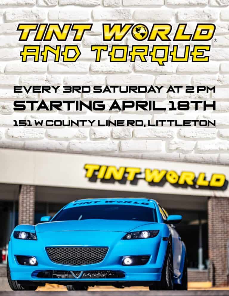 Tint World and Torque car show in Littleton, CO