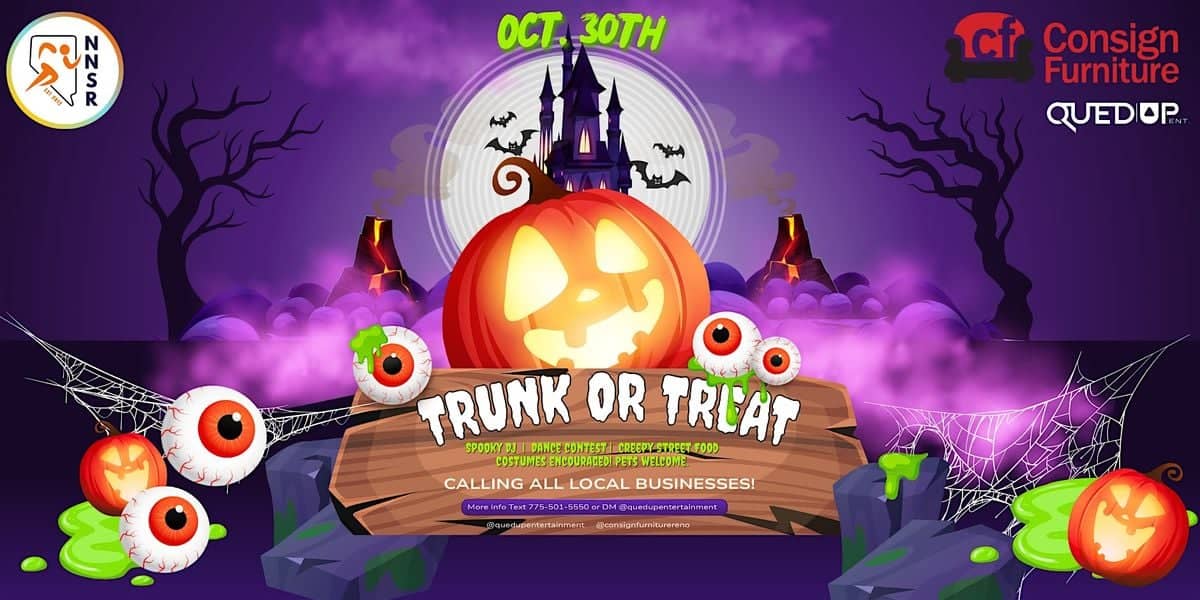 Consign Furniture Trunk or Treat event at Consign Furniture Reno in Reno, NV on October 30, 2026