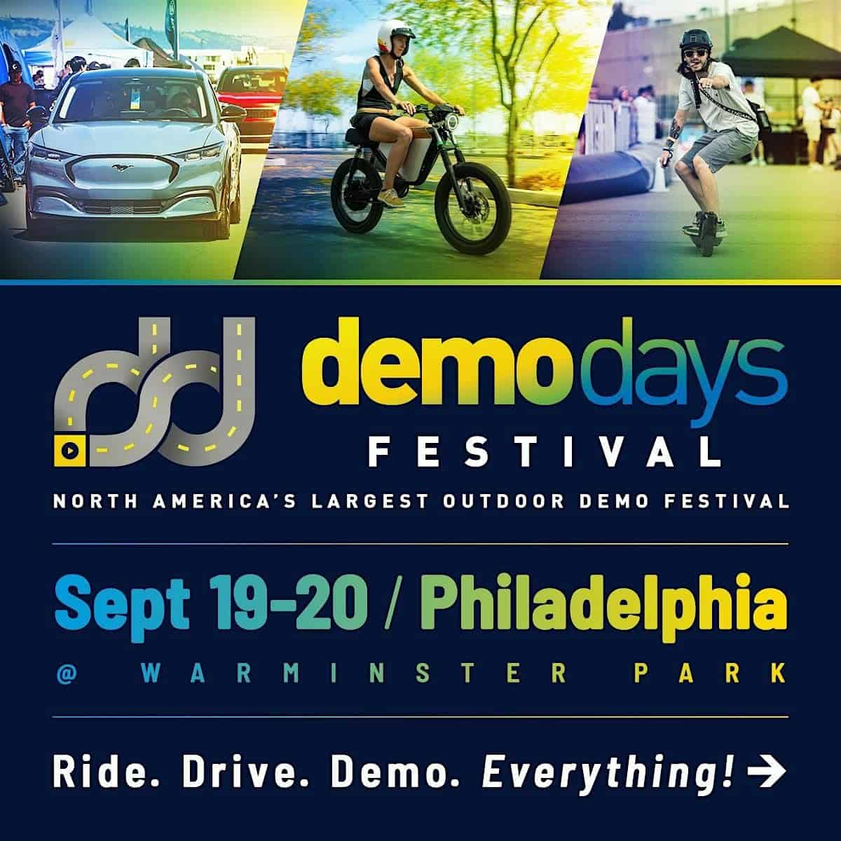 Demo Days Festival event at Warminster Park in Philadelphia, PA on September 19, 2026