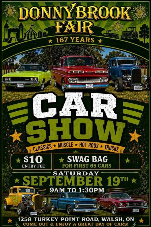 Donnybrook Fair Car Show car show in Walsh, ON