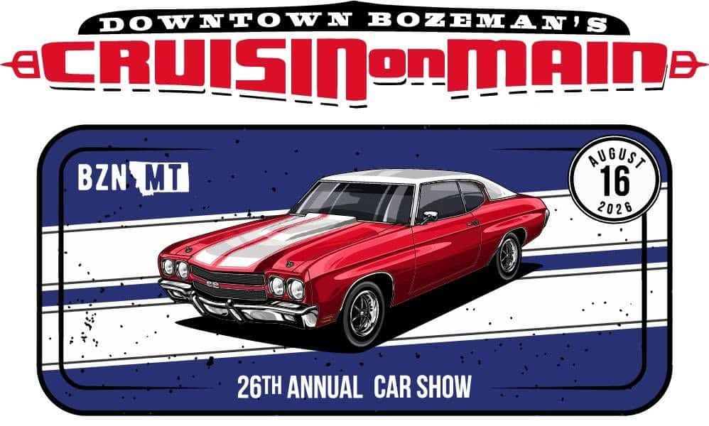 Downtown Bozeman's Cruisin on Main event at Downtown Bozeman in Bozeman, MT on August 16, 2026