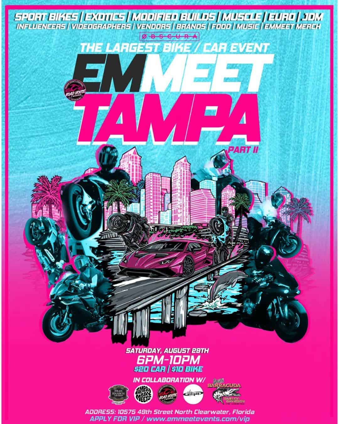 EMMEET Tampa Part II event at 10575 49th Street North in Clearwater, FL on August 29, 2026