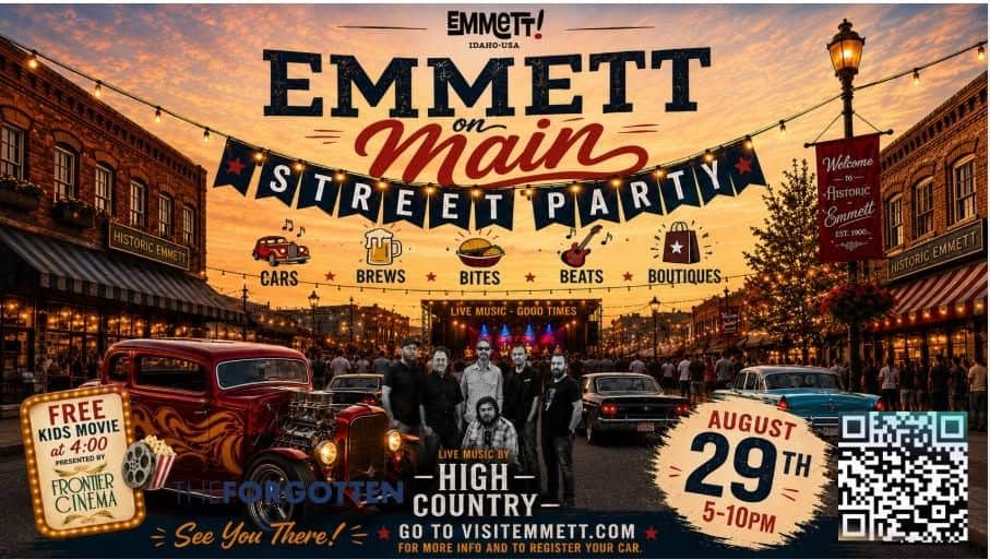 Emmett on Main Street Party event at Historic Downtown Emmett in Emmett, ID on August 29, 2026
