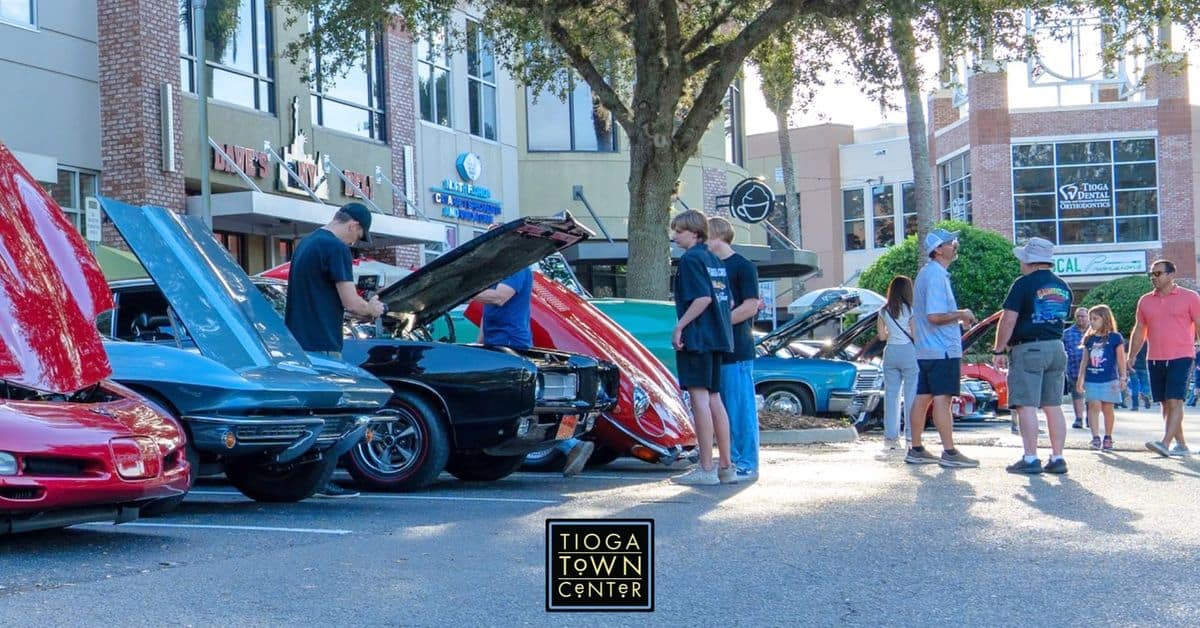 Gainesville Cars & Coffee at Tioga Town Center event at Tioga Town Center in Newberry, FL on September 5, 2026
