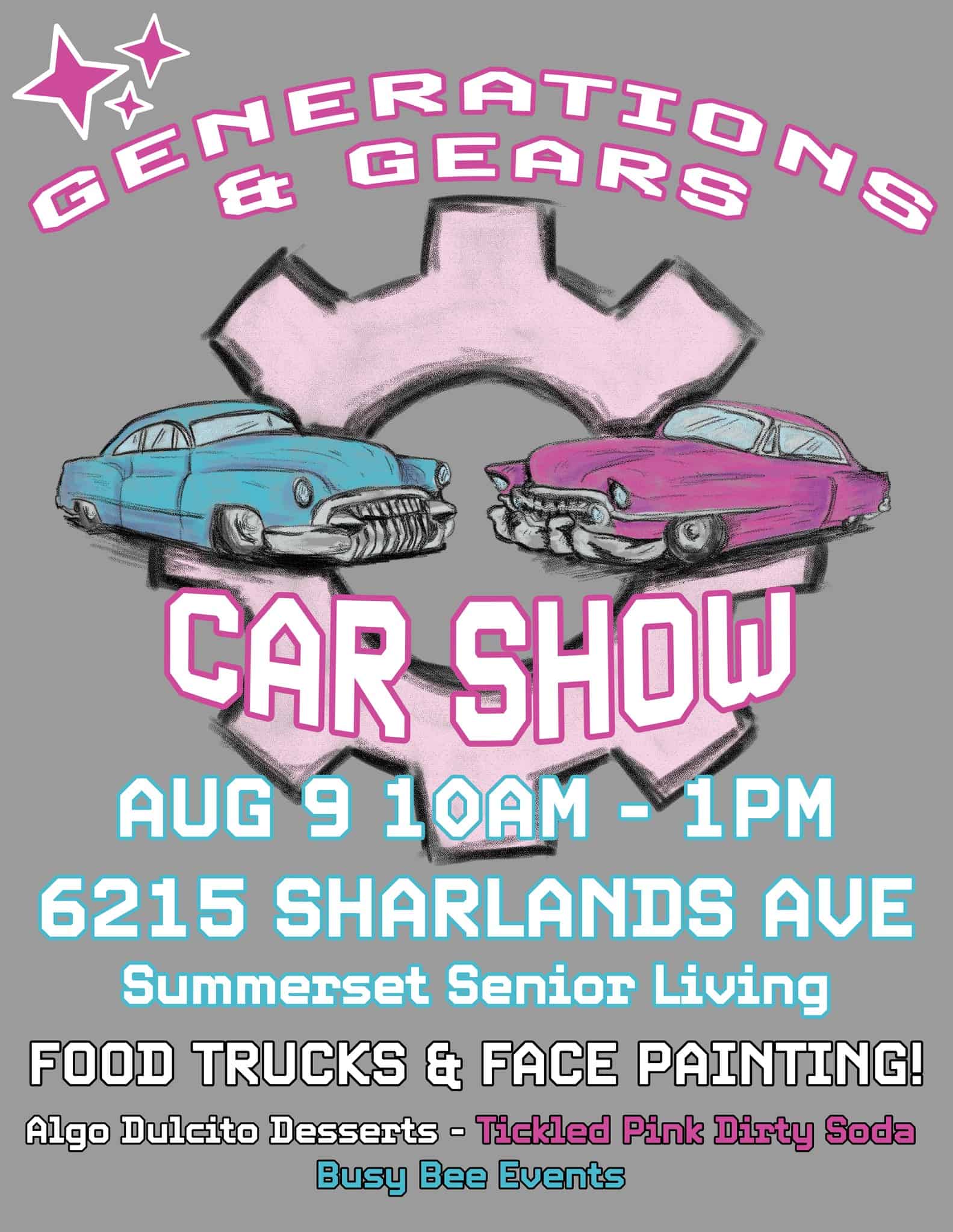 Generations & Gears Car Show event at Summerset Senior Living in Reno, NV on August 9, 2026