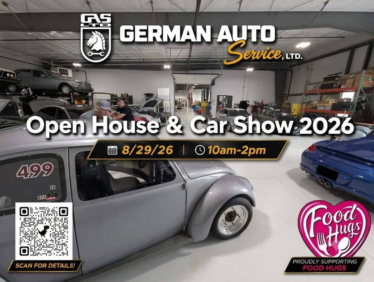 German Auto Service Open House & Car Show event at German Auto Service, LTD. in Walker, MI on August 29, 2026