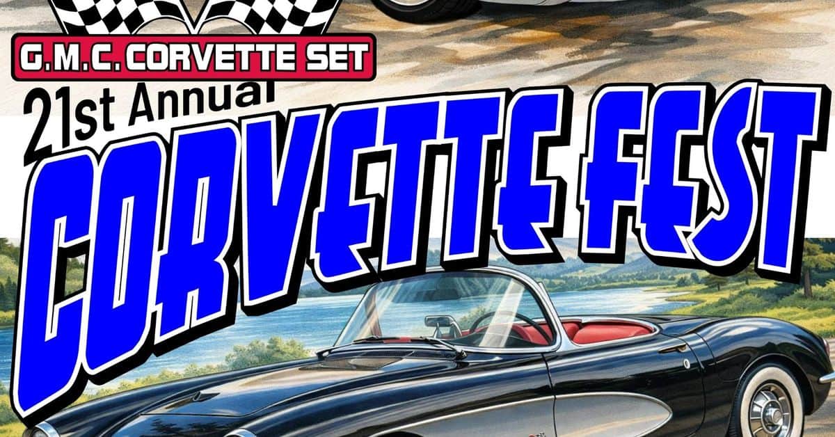 GMC Corvette Set 21st Annual Corvettefest event at Canterbury Village in Lake Orion, MI on September 5, 2026