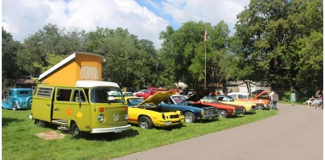 Gold Rush Days Classic Car Show and Parade event at Grace Lutheran Church in Oronoco, MN on August 15, 2026