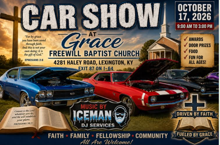 Grace Freewill Baptist Church Car Show car show in Lexington, KY