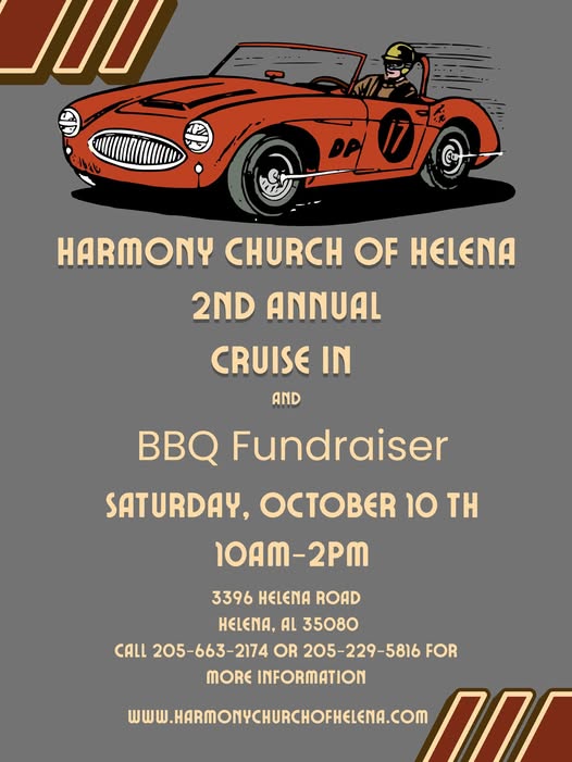Harmony Church of Helena 2nd Annual Cruise in car show in Helena, AL