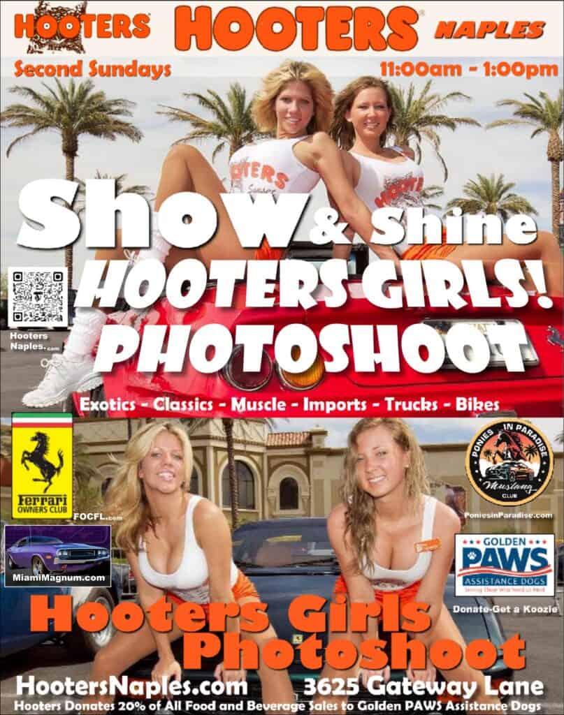 Hooters Naples Show & Shine event at Hooters Naples in Naples, FL on September 13, 2026