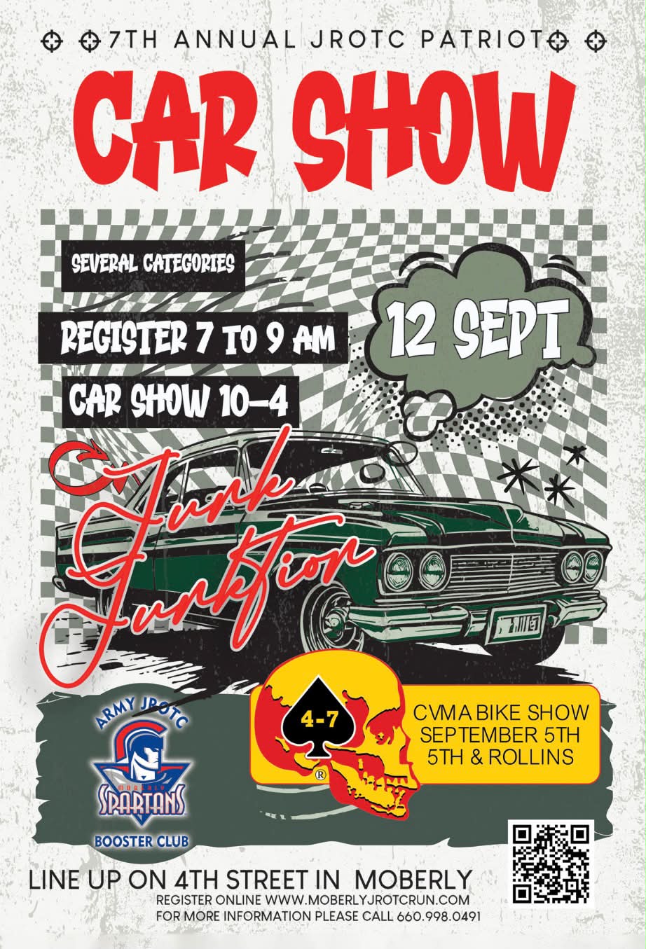 JROTC Patriot Car Show at Junk Junction event at Junk Junction in Moberly, MO on September 12, 2026