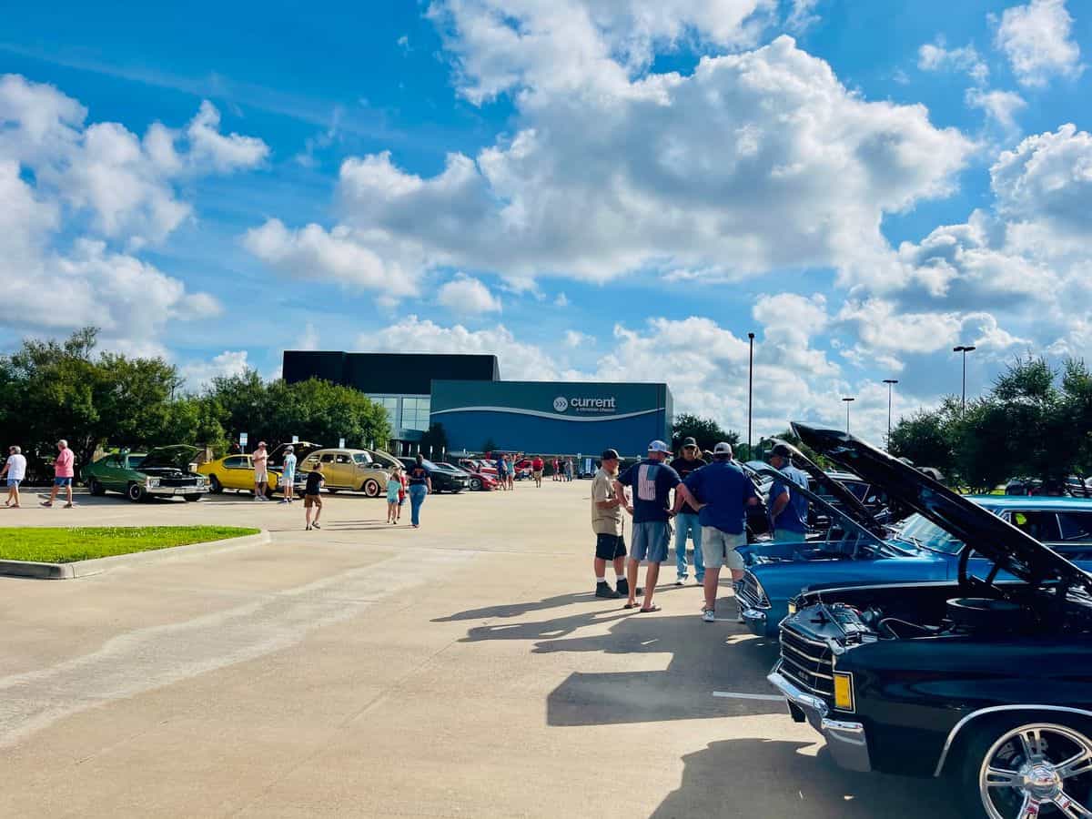 Katy Cars & Coffee event at Current - a Christian Church in Katy, TX on August 29, 2026