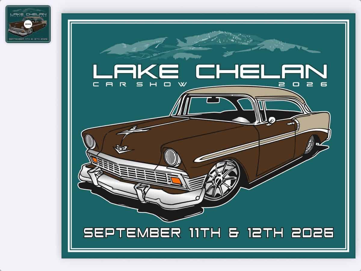 Lake Chelan Car Show event at Chelan Riverwalk Park in Chelan, WA on September 11, 2026