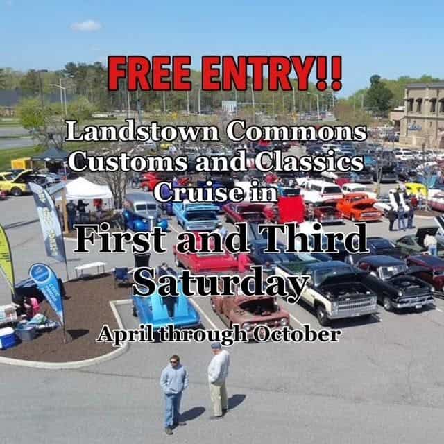 Landstown Commons Customs and Classics Cruise in event at Landstown Commons in Virginia Beach, VA on August 15, 2026