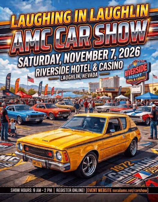 Laughing in Laughlin AMC Car Show car show in Laughlin, NV