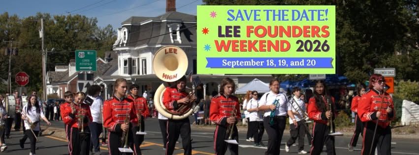 Lee Founders Weekend 2026 event at Main Street / 3 Park Place in Lee, MA on September 18, 2026