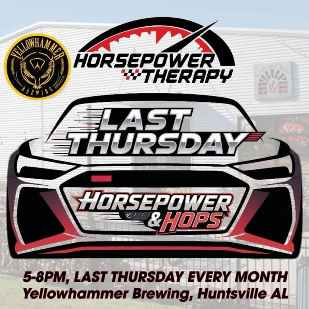 Yellowhammer Brewing Horsepower & Hops event at Yellowhammer Brewing in Huntsville, AL on August 27, 2026