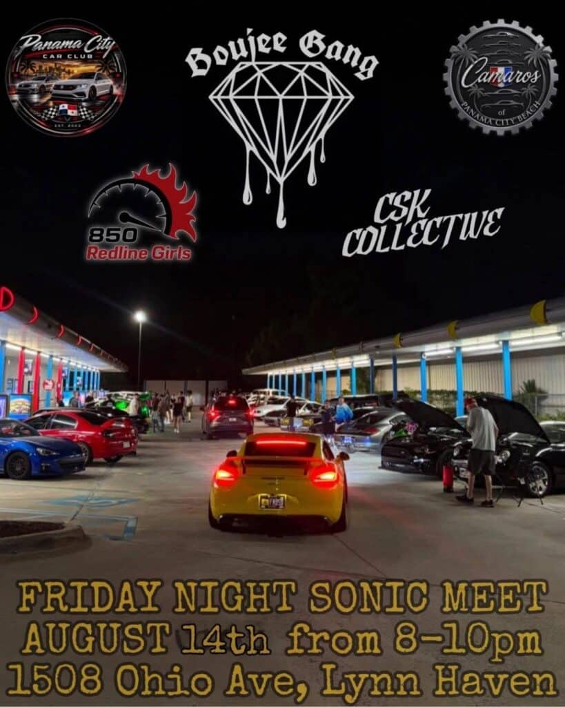 Friday Night Sonic Meet - Lynn Haven FL event at Sonic Drive-In in Lynn Haven, FL on August 21, 2026