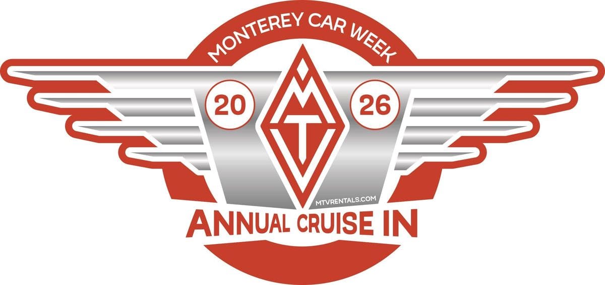 Monterey Car Week Annual Cruise in event at Monterey Touring Vehicles in Monterey, CA on August 16, 2026