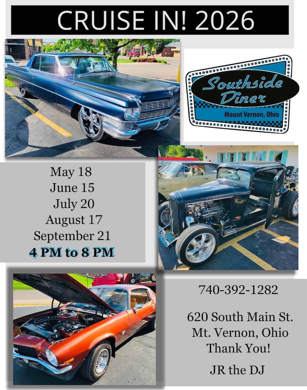 Mount Vernon Cruise in event at 620 South Main St. in Mount Vernon, OH on September 21, 2026