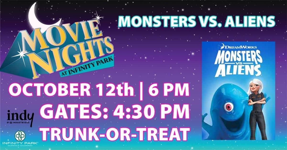 Movie Nights at Infinity Park event at Infinity Park in Glendale, CO on October 12, 2026