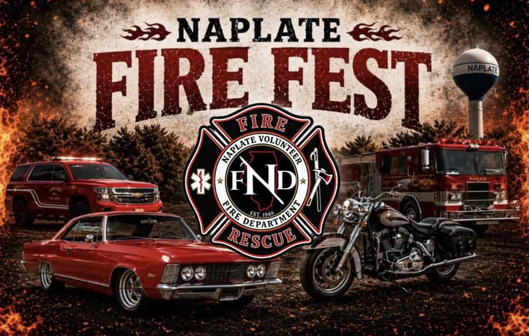 Naplate Fire Fest 2026 event at Vittone Park in Naplate, IL on September 6, 2026