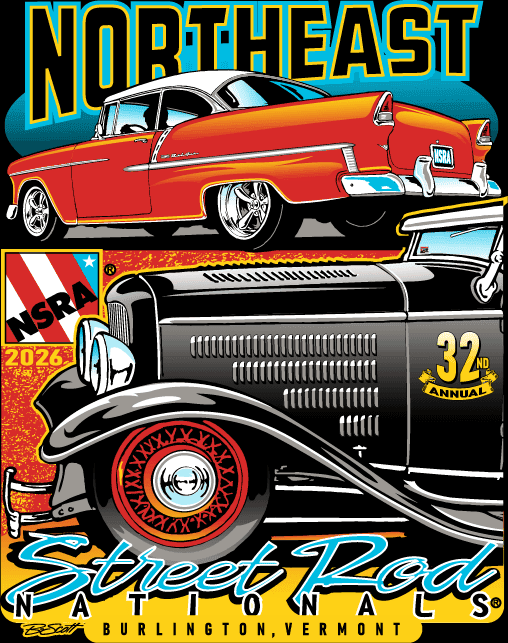 Northeast Street Rod National car show in Burlington, VT