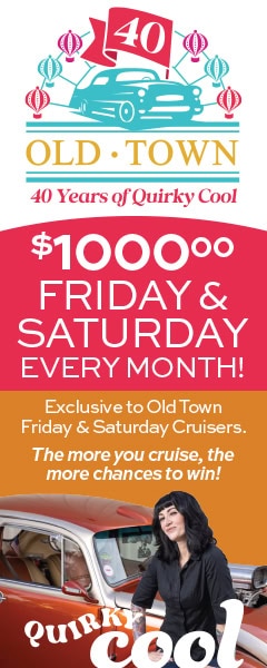 Old Town Car Cruise event at Old Town in Kissimmee, FL on August 14, 2026
