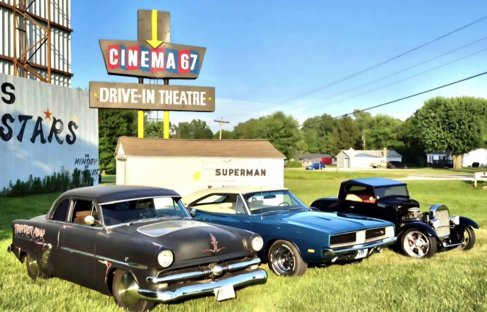 Owen County Classic Cruisers Cinema 67 Drive-In Car Show event at Cinema 67 Drive-In in Gosport, IN on September 12, 2026