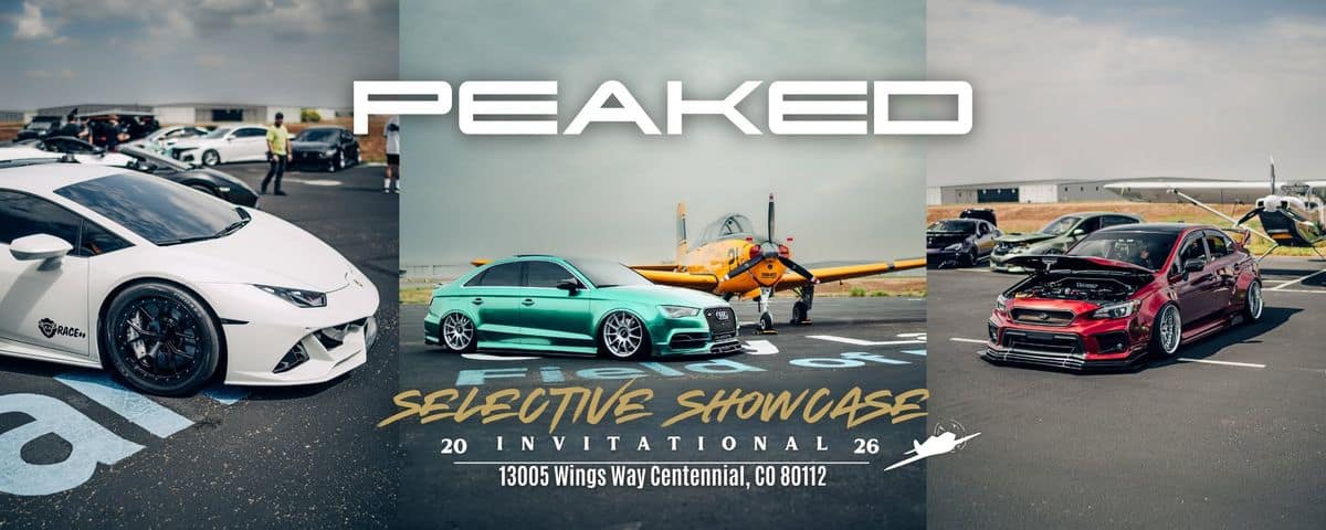 PEAKED Selective Showcase event at Wings Over the Rockies Exploration of Flight in Centennial, CO on October 4, 2026
