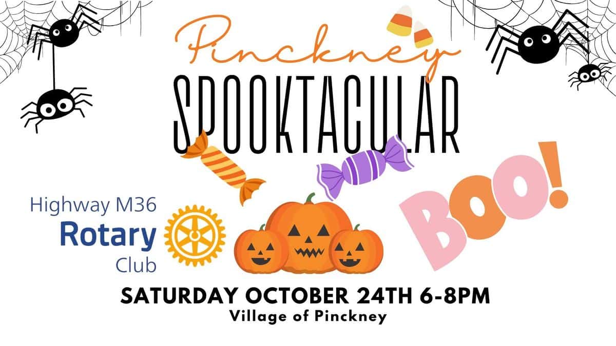 Pinckney Spooktacular event at Village of Pinckney in Pinckney, MI on October 24, 2026