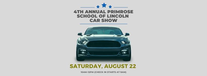 Primrose School of Lincoln Annual Car Show event at 8811 S 28th St in Lincoln, NE on August 22, 2026