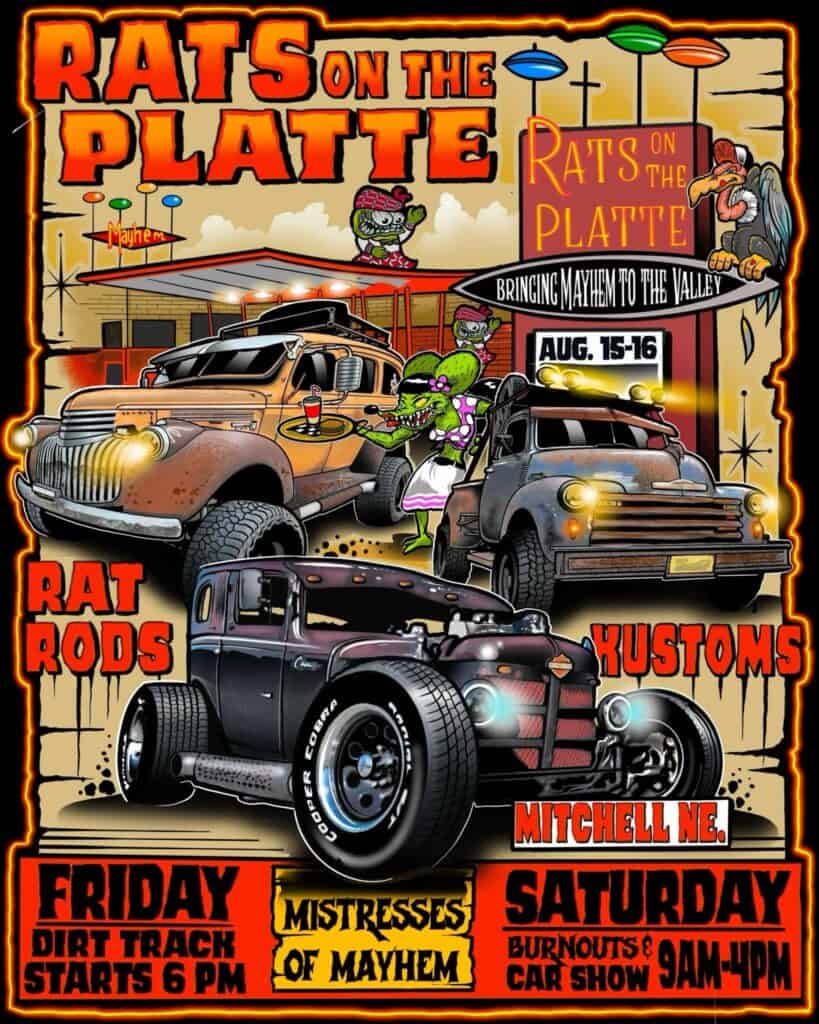Rats on the Platte event at Scotts Bluff County Fairgrounds in Mitchell, NE on August 15, 2026
