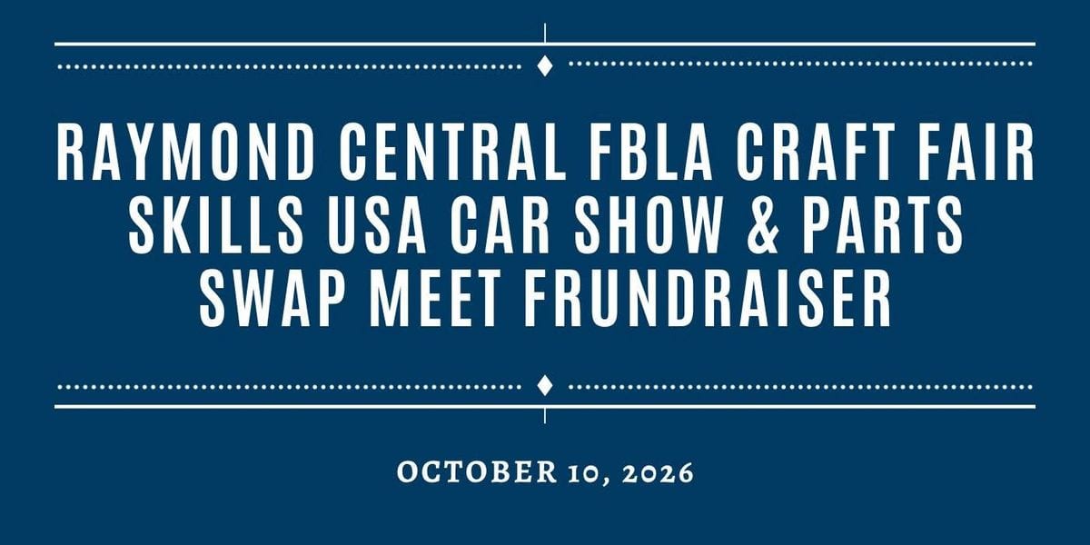 Raymond Central FBLA Craft Fair / Skills USA Car Show & Parts Swap Meet Fundraiser event at Raymond Central High School in Valparaiso, NE on October 10, 2026