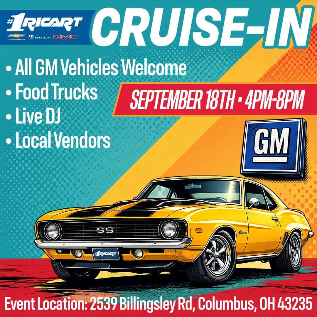 Ricart Buick GMC Cruise-In event at Ricart Buick GMC in Columbus, OH on September 18, 2026