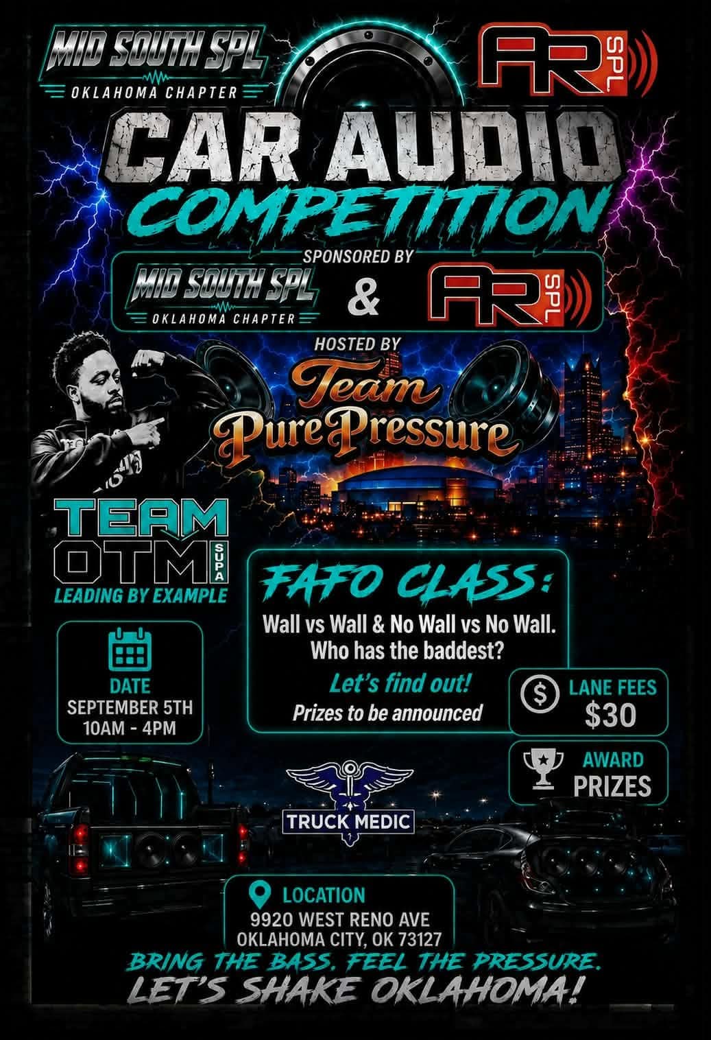 Shakin Oklahoma event at Truck Medic in Oklahoma City, OK on September 5, 2026