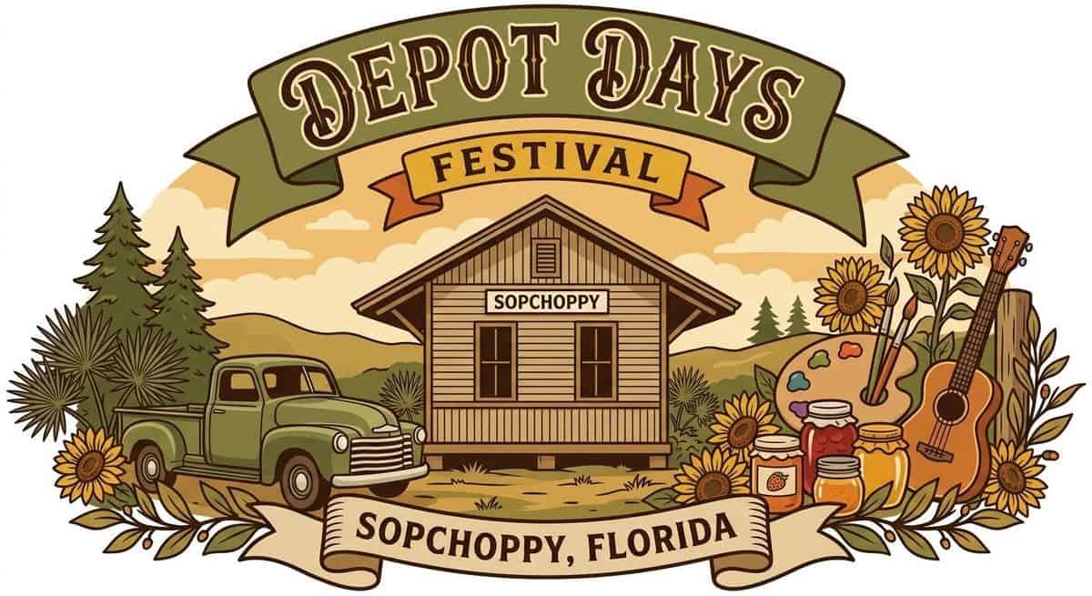 Sopchoppy Depot Days Festival event at Downtown Sopchoppy in Sopchoppy, FL on September 12, 2026