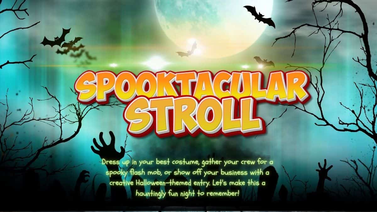 Spooktacular Stroll event at City Club at Lost Plantation in Rincon, GA on October 24, 2026