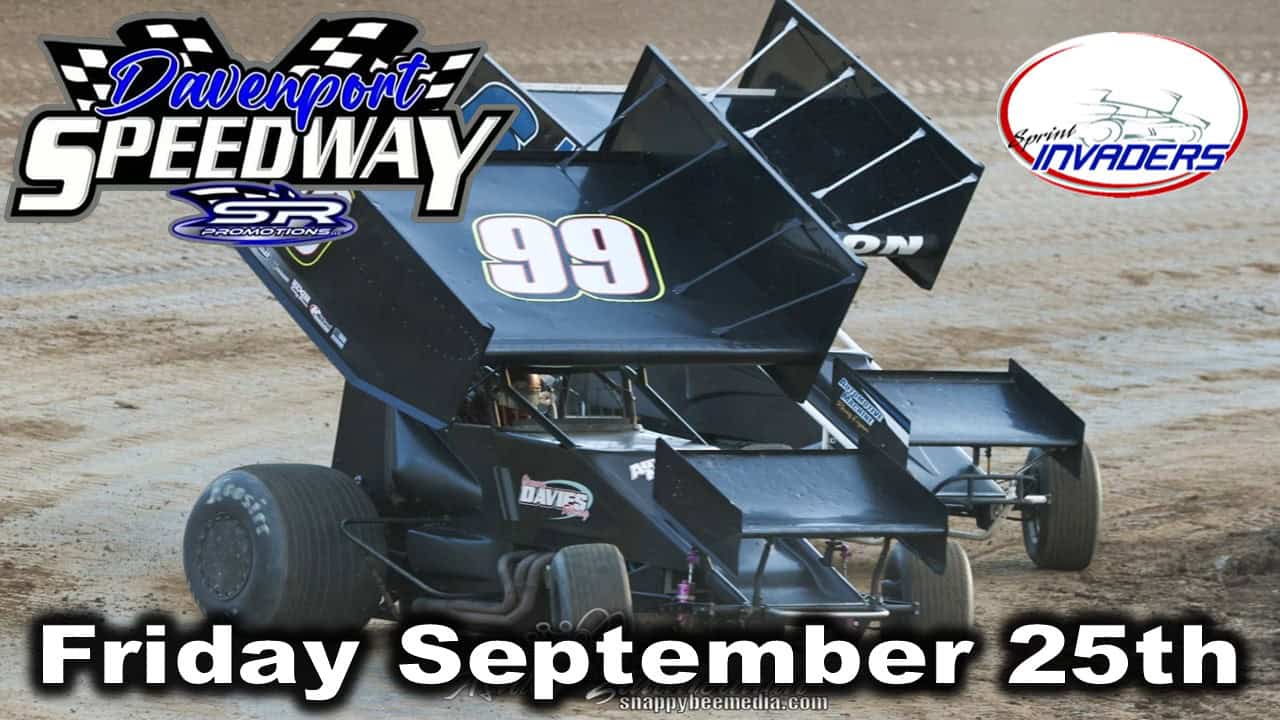 Sprint Invaders 360 Sprint Cars Invade Davenport Speedway event at Davenport Speedway in Davenport, IA on September 25, 2026