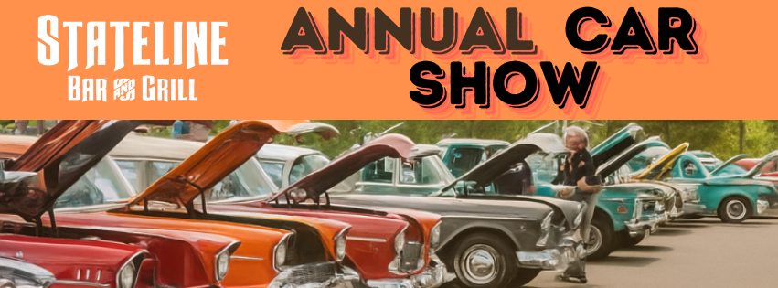 Stateline's Annual Car Show event at Stateline Bar & Grill in Dove Creek, CO on August 22, 2026