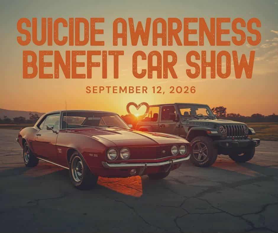 Suicide Awareness Benefit Car Show event at Sho-MeTint in Springfield, MO on September 12, 2026