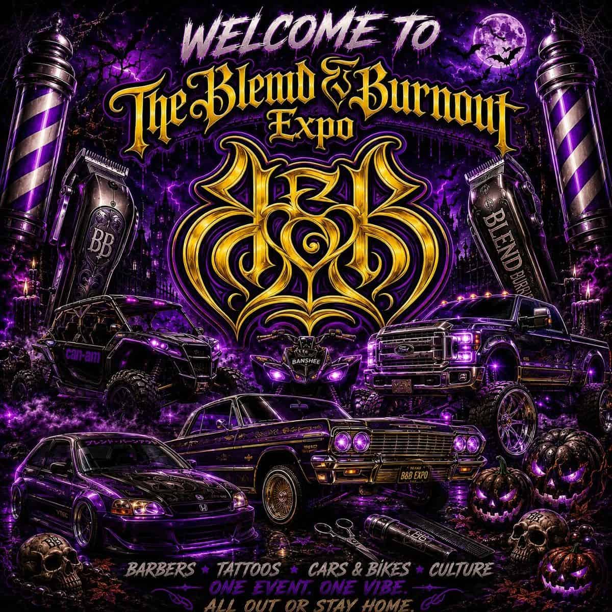 The Blend & Burnout Expo event at Killeen Special Events Center in Killeen, TX on October 24, 2026