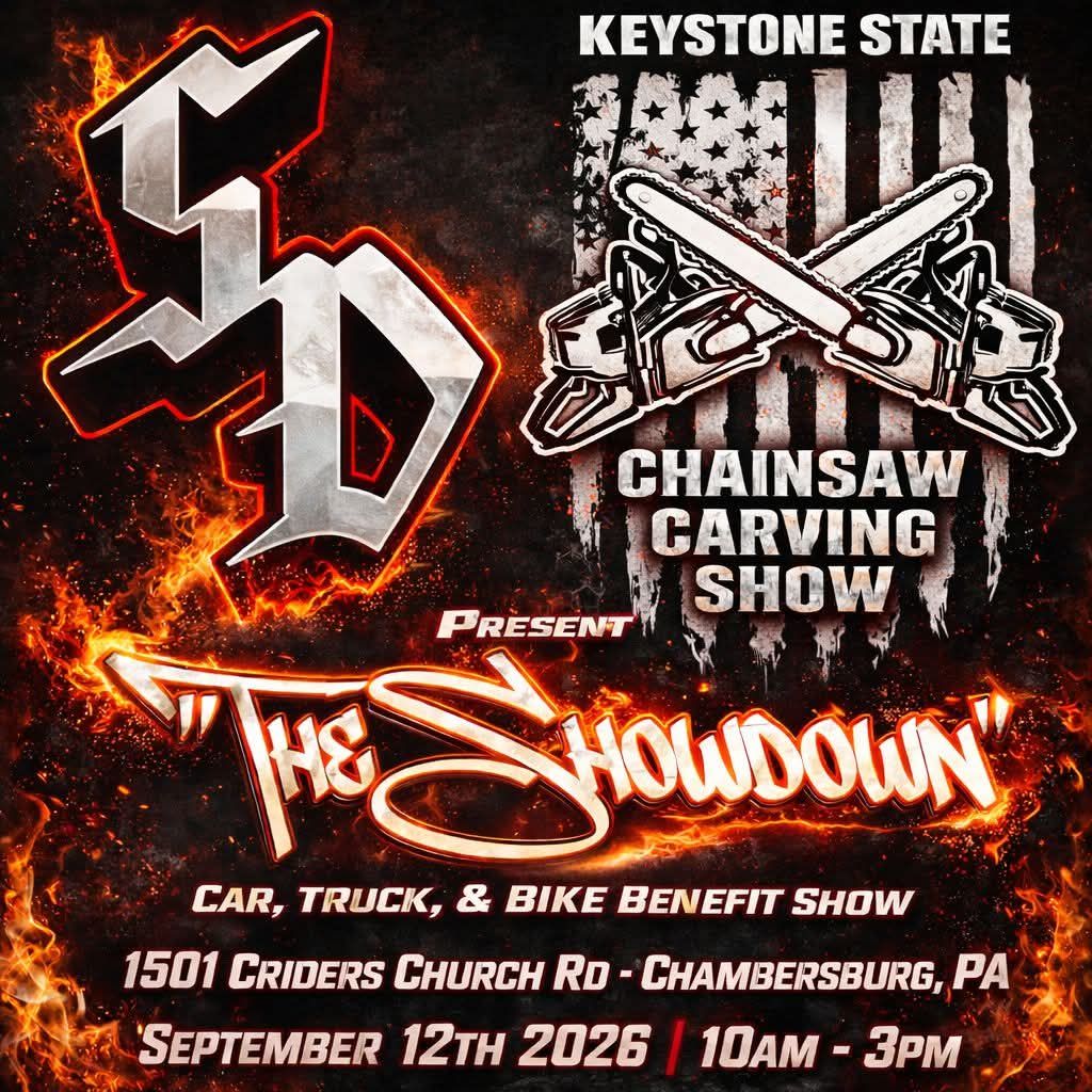 The Showdown Car, Truck, & Bike Benefit Show event at 1501 Criders Church Road in Chambersburg, PA on September 12, 2026