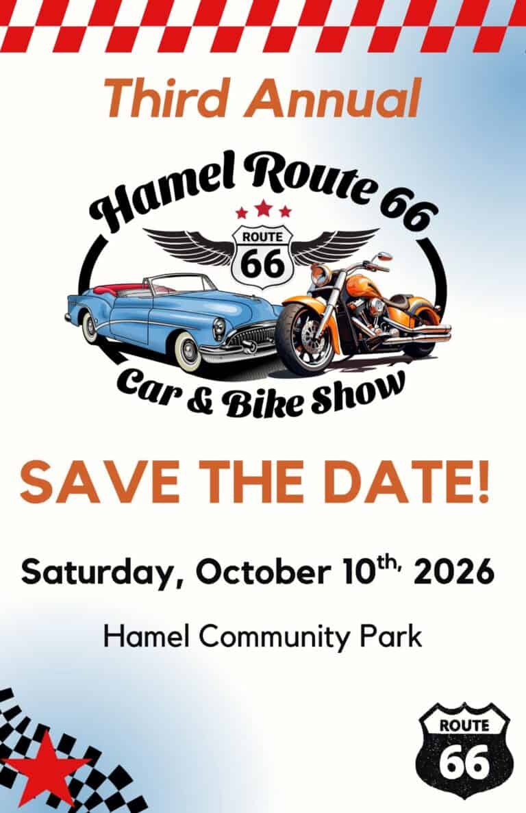 Third Annual Hamel Route 66 Car & Bike Show car show in Hamel, MN