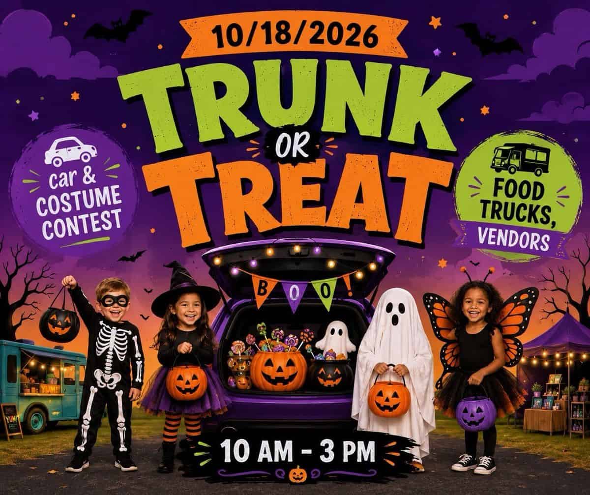 Trunk or Treat at Glacier West Garage Plus Storage event at Glacier West Garage Plus Storage in Spanaway, WA on October 18, 2026