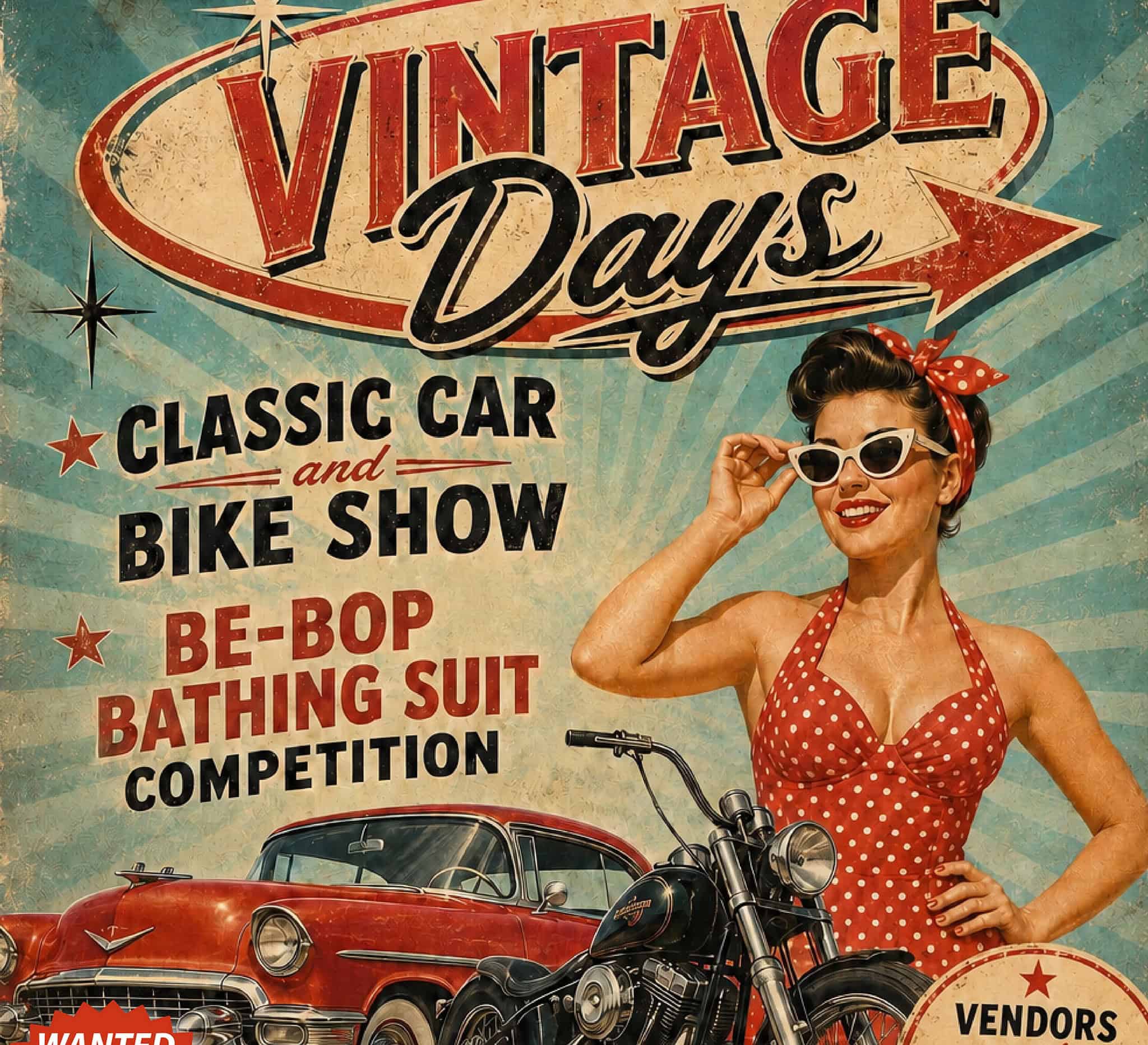 Vintage Days - Classic Car & Bike Show event at Teddy Morse's Cowboy Harley-Davidson Beaumont in Beaumont, TX on August 29, 2026