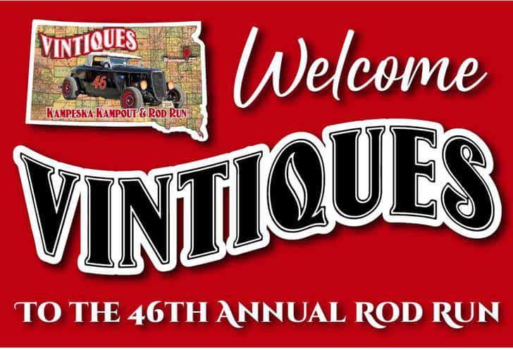 Vintiques Rod Run & Campout event at Lake Kampeska Memorial Park in Watertown, SD on September 11, 2026