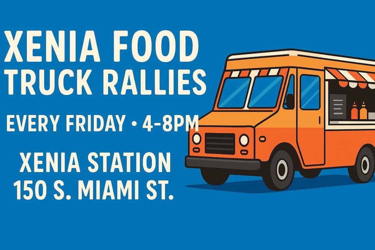 Xenia Food Truck Rallies event at Xenia Station in Xenia, OH on September 4, 2026